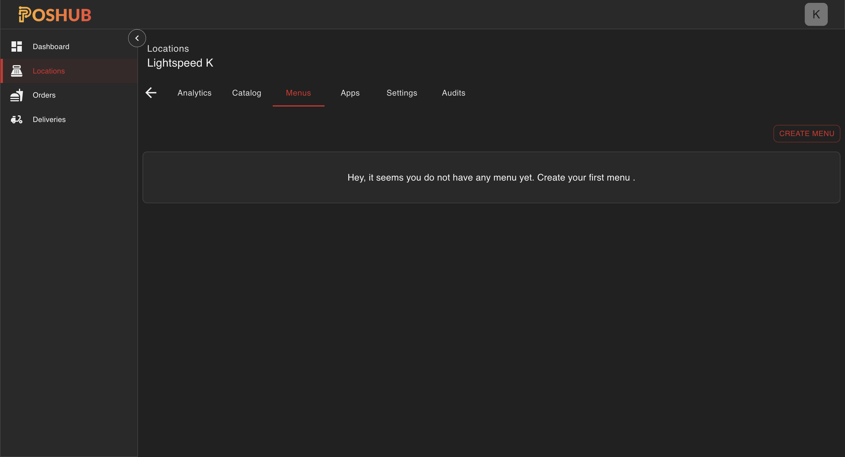 Create Menu Button