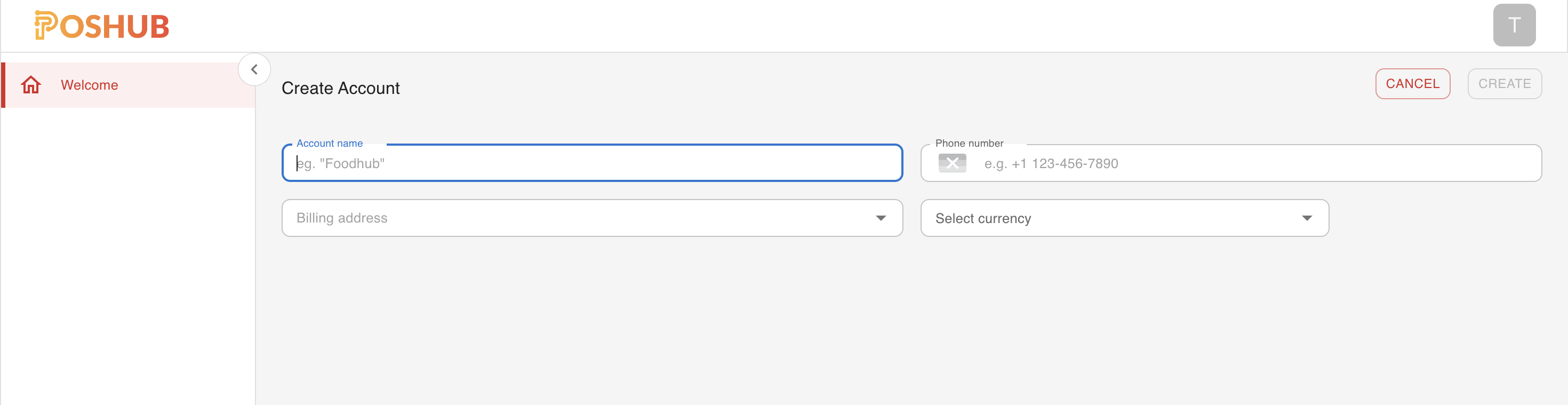 Create Account