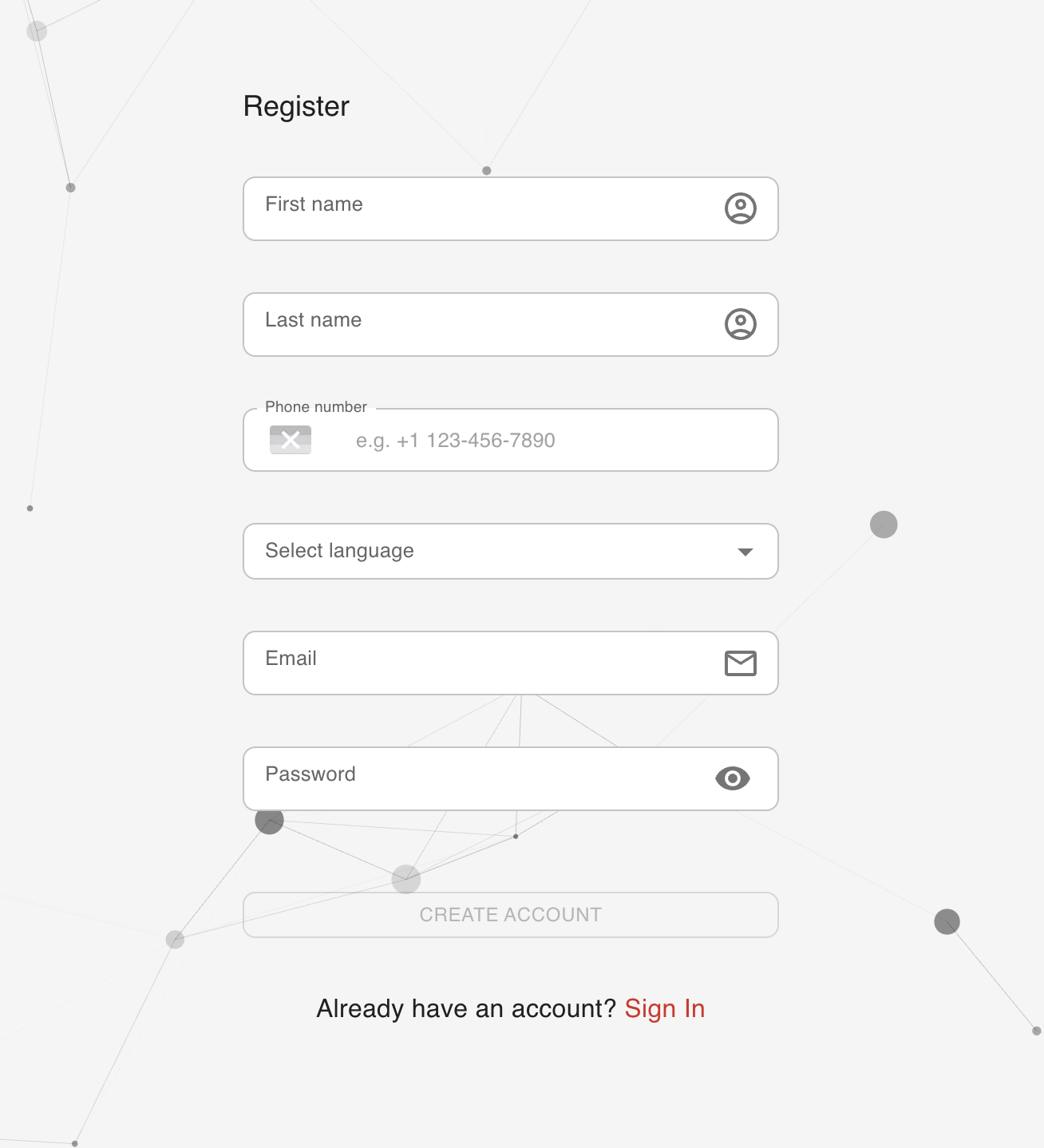 Sign Up